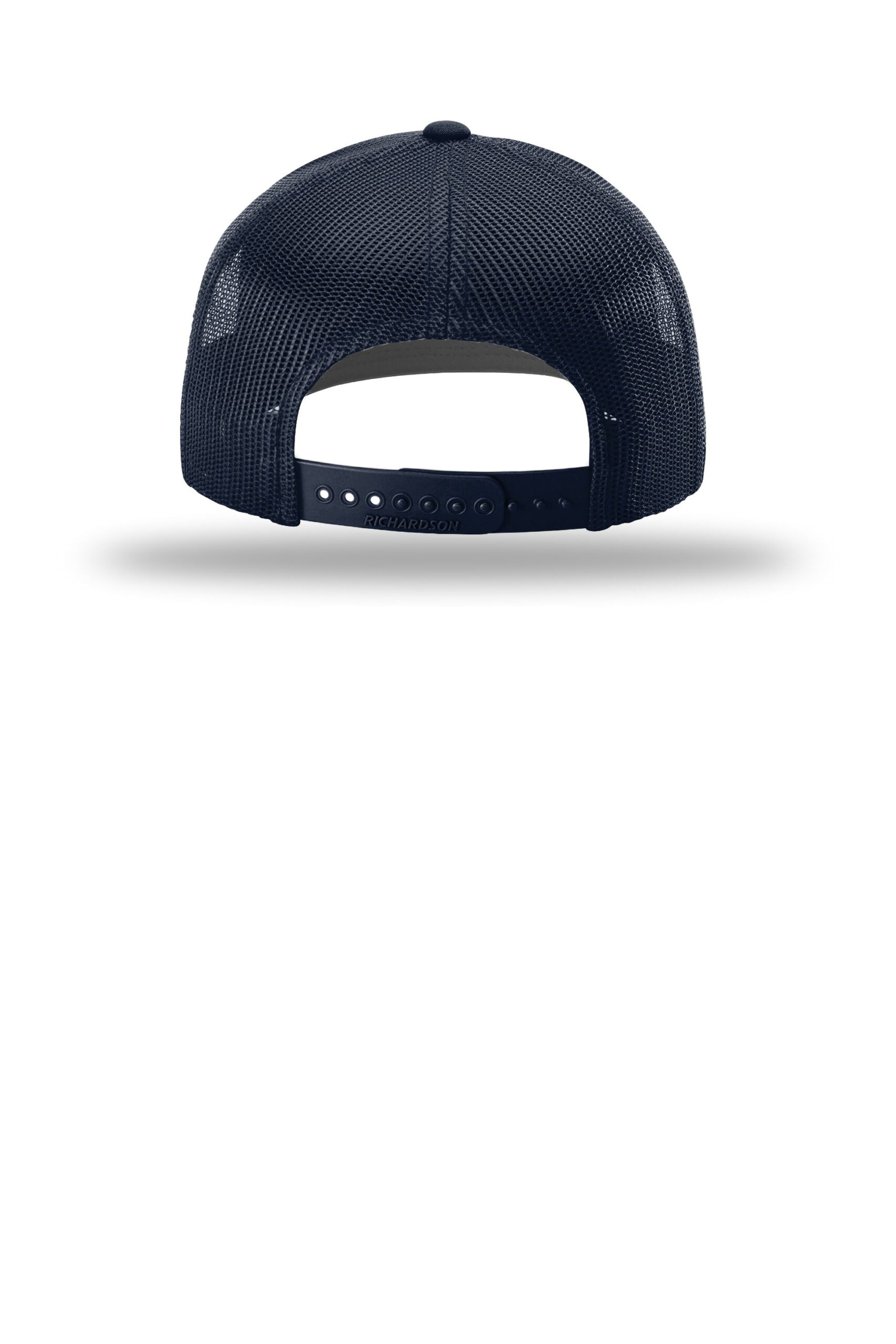 Richardson 112 6-Panel Snapback Trucker Hat - Navy/Navy - Image 3