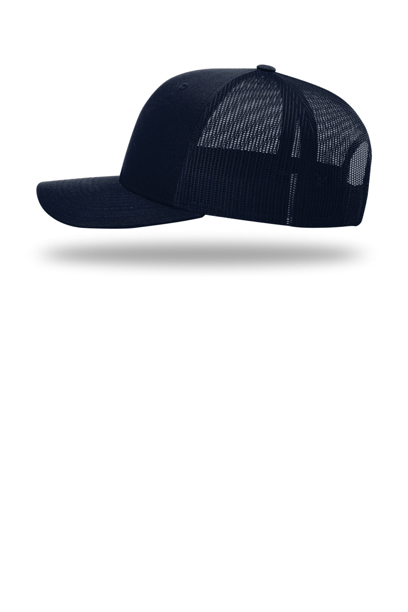 Richardson 112 6-Panel Snapback Trucker Hat - Navy/Navy - Image 5