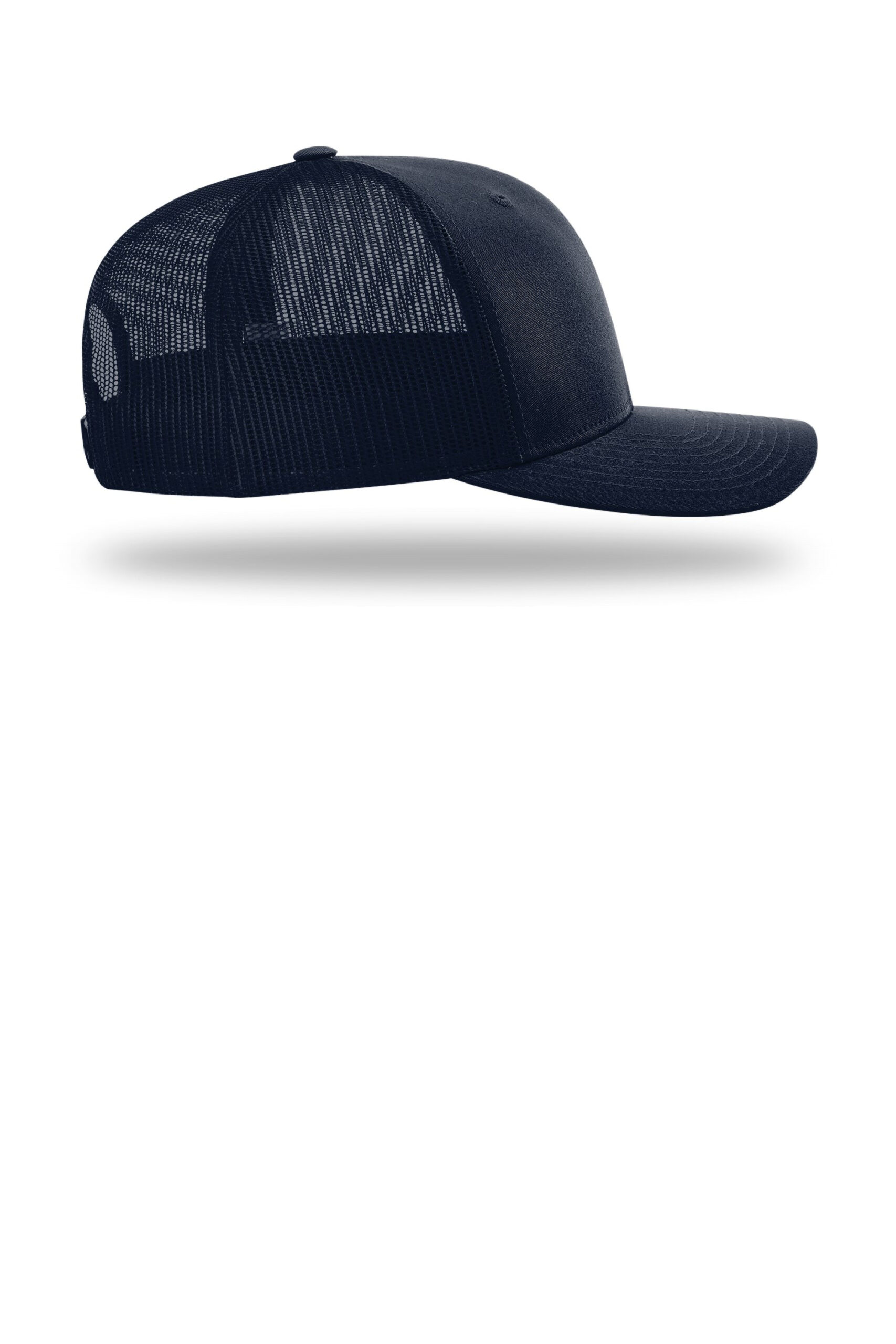 Richardson 112 6-Panel Snapback Trucker Hat - Navy/Navy - Image 4